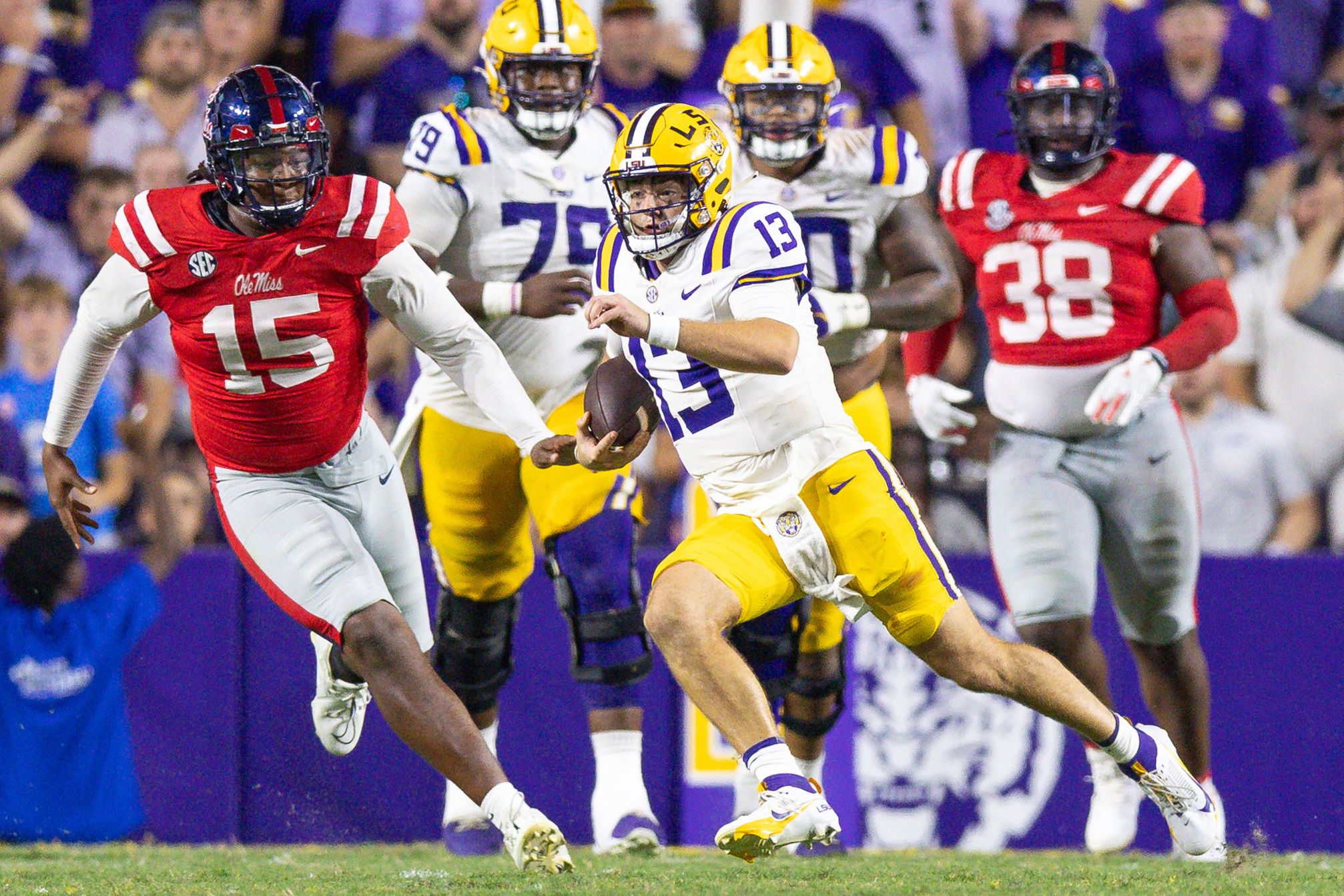 Ncaa Football: Mississippi At Louisiana State