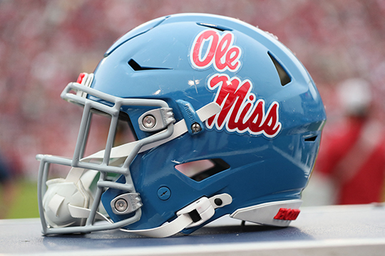 Ole Miss helmet