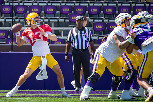 LSU Spring Practice